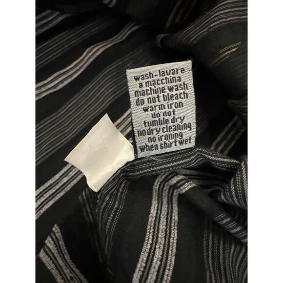 Luchiano Visconti Textured Cotton Casual Button Down Mens Long Sleeve Shirt L - Picture 10 of 12